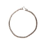 Gold tennis bracelet with diamonds (750)
