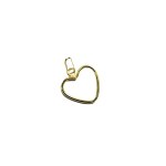 Gold heart pendant (750)
