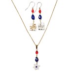 Christmas jewelry set (24 k gold), unique, Romana Bielecka