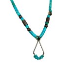 Necklace with turquoise