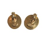 Vintage clips with red enamel, Valerie Viloin Labbe