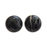 Round clips with black eyelet