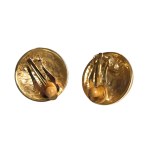 Gold and red vintage sunshine clips