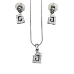 Jewelry set, earrings and necklace