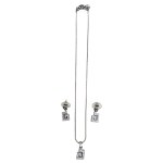 Jewelry set, earrings and necklace