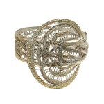 Stiff openwork bracelet