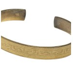 Open bracelet with antique motif