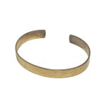 Open bracelet with antique motif
