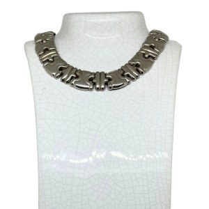 Posrebrzany choker