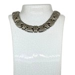 Silver-plated choker