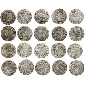 Polska, zestaw 10 x półtorak, 1621, 2 x 1622, 3 x 1623, 2 x 1624, 1625, Bydgoszcz