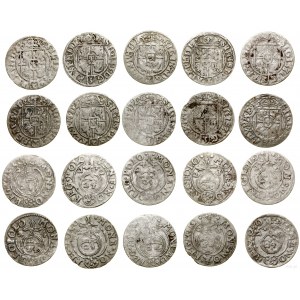 Polska, zestaw 10 x półtorak, 4 x 1622, 1623, 1624, 4 x 1625, Bydgoszcz