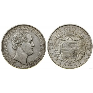 Niemcy, talar, 1846 F, Drezno