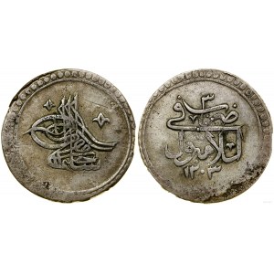 Turcja, 2 kurusze, AH 1203 (1789)