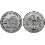 Niemcy, zestaw medali na 40 lat Republiki Federalnej Niemiec, 1988
