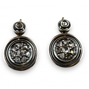Earrings with 1.30ct diamonds