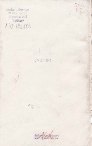 Alicja HALICKA (1894 - 1975), Kubizująca martwa natura z kieliszkami; druga dekada XX w
