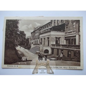 Gliwice, Gleiwitz, kawiarnia teatralna, 1925