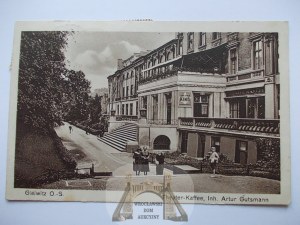 Gliwice, Gleiwitz, theater cafe, 1925