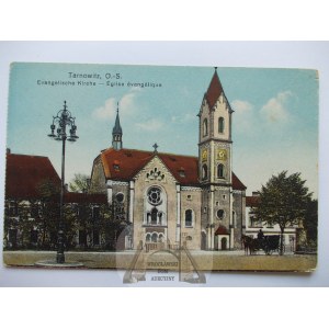 Tarnowskie Góry, Tarnowitz, église évangélique, vers 1920