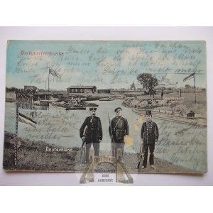 Myslowitz, Myslowitz, customs officials, 1912