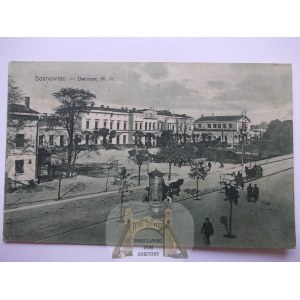 Sosnowiec, dworzec, 1927