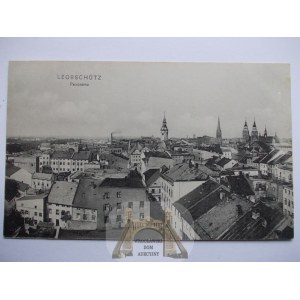 Glubczyce, Leobschutz, panorama, ca. 1914