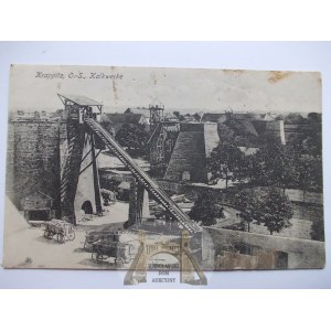 Krapkowice, Krappitz, lime kilns, ca. 1920