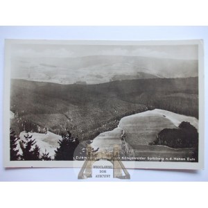 Owl Mountains, Eulengebirge, view of the Great Owl, 1932