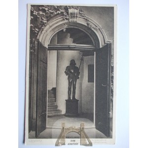 Legnica, Liegnitz, Academy of Knights, entrance to the royal hall, ca. 1920