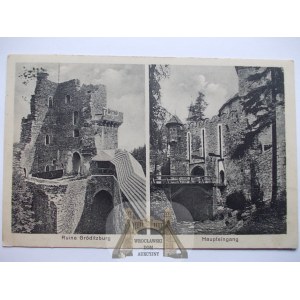 Grodziec presso Zlotoryja, castello, 2 colpi, 1924