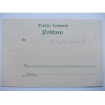 Duszniki Zdrój, Bad Reinerz, Vorlaufer, Lithographie, ca. 1893