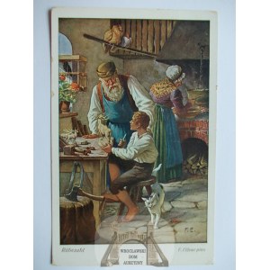 Countryman, Rubezahl, painting, Elsner, circa 1920.