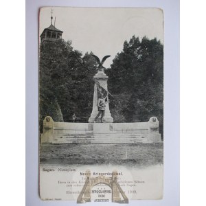 Żagań, Sagan, war memorial, 1909
