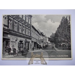 Trzcianka, Schonlanke, Adolf Hitler Strasse, circa 1940.