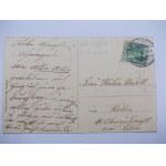 Warlubie k. Świecie, dworzec, ulica, restauracje, 1914