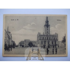 Chelmno, Culm, Town Hall, Market Square, ca. 1915