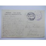 Szczecin, Stettin, przystań parowców, ozdobna, 1915