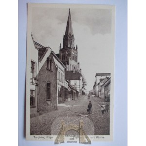 Trzebiatów, Treptow, Papenstrasse, ok. 1920