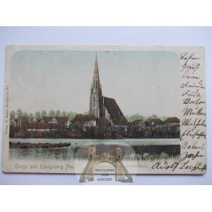 Chojna, Konigsberg, kościół, 1901