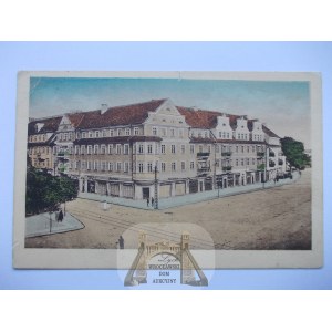 Ełk, Lyck, budynek, sklepy, 1925