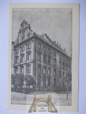 Braniewo, Braunsberg, Hosian High School,Polish propaganda postcard, 1933