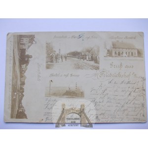 Rozogi k. Szczytno, market, border,store, photographic, 1900
