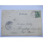 Rozogi k. Szczytno, market, border,store, photographic, 1900