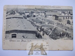 Orzysz, Arys, military barracks, 1904