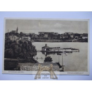 Ostróda, Osterode, bathing area, ca. 1930