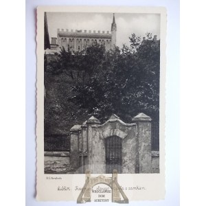 Lublin, zamek, fragment starego miasta, 1940