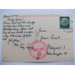 Lublin, zamek, fragment starego miasta, 1940