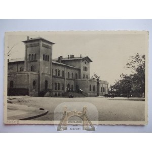 Kutno, railroad station, circa 1940.