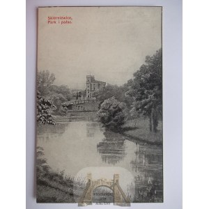 Skierniewice, park, palace, ca. 1915